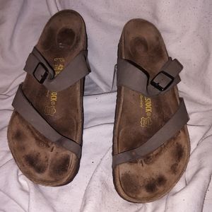 Birkenstock Mayari Taupe bikibuc sz 42R
